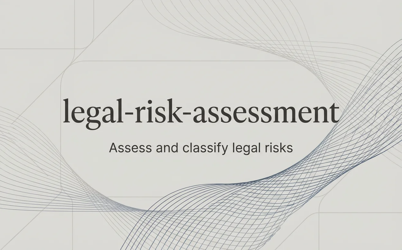 Legal Risk Client legal-risk-assessment - ComboStore